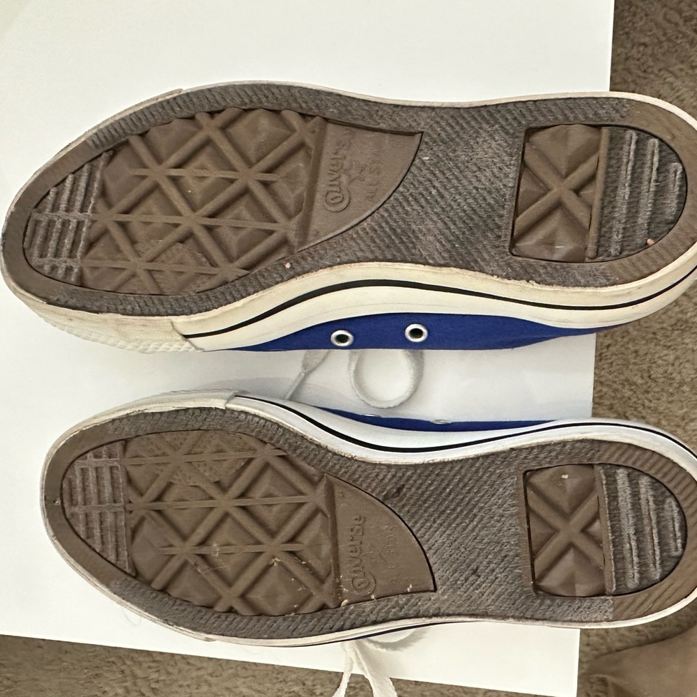 Crystal Blue Converse - Picture 3 of 5